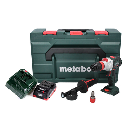 Metabo SB 18 LTX BL Q I Cordless impact drill 18 V 130 Nm brushless + 1x rechargeable battery 4.0 Ah + charger + metaBOX