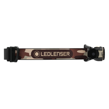 Ledlenser MH4 LED Lampada frontale 400 lm IPX4 nera / sabbia ( 502152 ) + 1x Batteria + 1x Cavo di carica