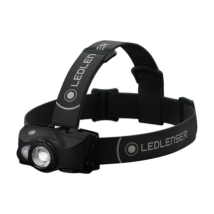 Ledlenser MH8 LED Lampada frontale 600 lm IPX4 nera ( 502156 ) + 1x Batteria + 1x Cavo di carica