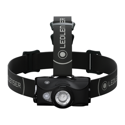 Ledlenser MH8 LED Lampada frontale 600 lm IPX4 nera ( 502156 ) + 1x Batteria + 1x Cavo di carica