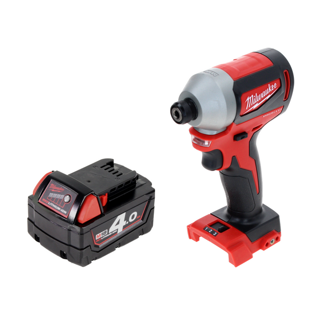 Milwaukee M18 BLID2-401 Akku Schlagschrauber 18 V 180 Nm 1/4" Brushless + 1x Akku 4,0 Ah - ohne Ladegerät