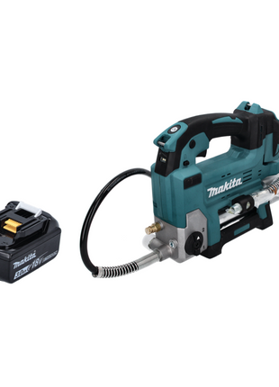 Makita DGP 180 F1 cordless grease gun 18 V 690 bar + 1x rechargeable battery 3.0 Ah - without charger