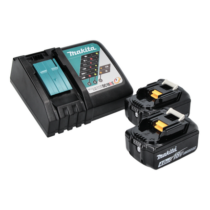 Ingrassatore a batteria Makita DGP 180 RM 18 V 690 bar + 2x batteria ricaricabile 4,0 Ah + caricabatterie