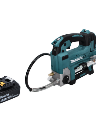 Makita DGP 180 T1 Pistolet graisseur sans fil 18 V  18 V 690 bar + 1x Batterie 5,0 Ah - sans chargeur