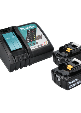 Ingrassatore a batteria Makita DGP 180 RT 18 V 690 bar + 2x batteria ricaricabile 5,0 Ah + caricabatterie