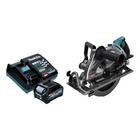 Makita RS002GD1 Scie circulaire sans fil 260mm 40V max. Brushless + 1x Batterie 2,5Ah + Chargeur