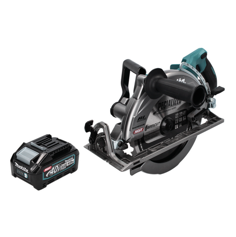 Makita RS002GM1 Cordless Circular Saw 185 mm 40V max. Brushless + 1x Battery 4.0 Ah - without charger