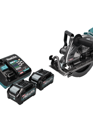 Makita RS 002 GM2 Akku Handkreissäge 40 V max. 260 mm Brushless + 2x Akku 4,0 Ah + Ladegerät