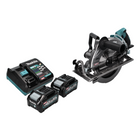 Makita RS002GM1 Cordless Circular Saw 185 mm 40V max. Brushless + 2x Batteries 4.0 Ah + Charger