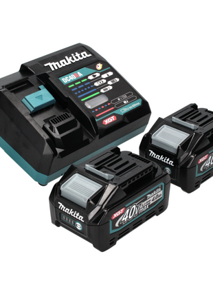 Makita RS 002 GM2 Sega circolare a batteria 40 V max. 260 mm brushless + 2x batteria 4,0 Ah + caricabatterie