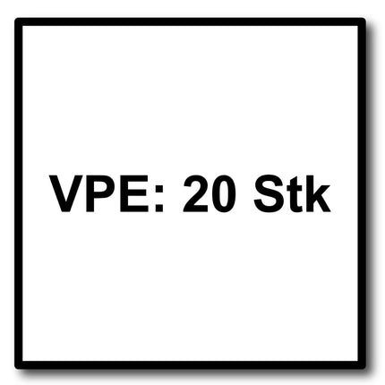 Mirka Abranet Max Flap disc T29 Set 125 mm 22 mm ALOX 80 20 Stück ( 20x 8896700180 ) Fächerscheibe für Aluminium, Verbundstoffe, Lack