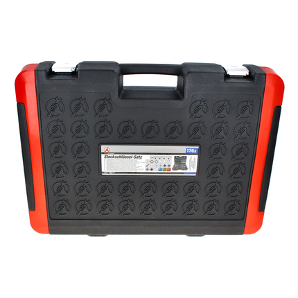 BGS technic Steckschlüssel Satz Antrieb 6,3 mm 1/4" 10 mm 3/8" 12,5 mm 1/2" 176 tlg. ( 15217 )