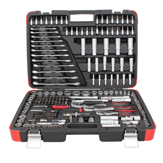 BGS technic Set di chiavi a bussola 216 pz. ( 15216 ) Azionamento 6,3 mm ( 1/4" ) 10 mm ( 3/8" ) 12,5 mm ( 1/2" )