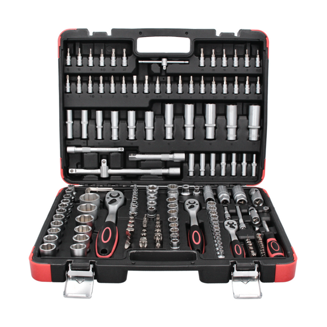 BGS technic Set di chiavi a bussola 172 pz. ( 2283 ) Azionamento 6,3 mm ( 1/4" ) 10 mm ( 3/8" ) 12,5 mm ( 1/2" )