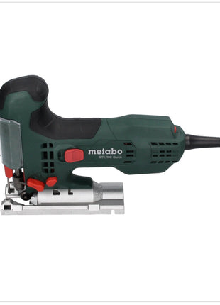 Metabo STE 100 Quick 710 W Scie sauteuse (601100900) + 21x Lames de scie sauteuse + Buse d'aspiration + Verre de protection + Mallette