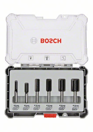 Bosch Set di 6 Fresa per scanalature da 6/8/10/12/16/20mm ( 2607017465 ) - codolo da 6mm