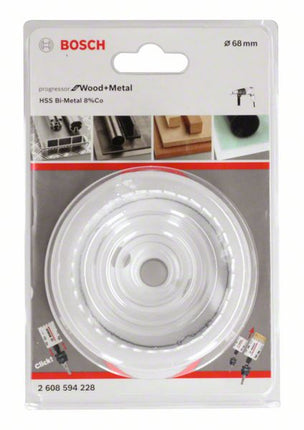 Bosch Progressor for Wood & Metal Scie-trépan 68 mm Bi-Metall,1 pc. (2608594228)
