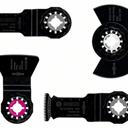 Bosch Lames de scie pour les travaux de sol et de montage, 4 pcs. (2608661696)