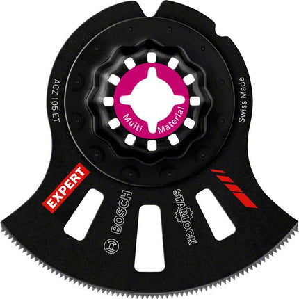 Bosch EXPERT Multi Material ACZ 105 ET Lame de scie segment Starlock 105 mm - 1 pièce (2608664208) Carbure
