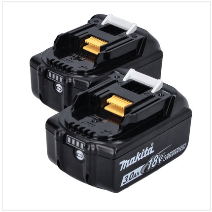 Makita DML 810 F cordless LED area light 18 / 36 V (2 x 18 V) 5500 lm IP54 + 2x battery 3.0 Ah - without charger