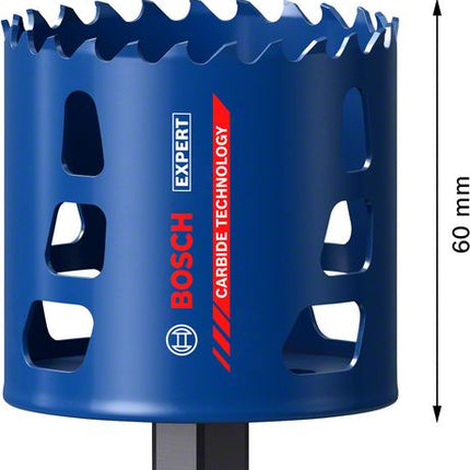 Sierra perforadora Bosch Expert Tough Material 68 x 60 mm (2608900433) Tecnología de carburo para taladros rotativos y de impacto