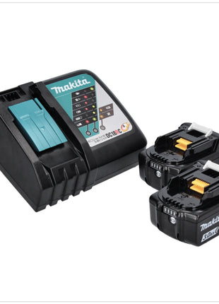 Makita DML 810 RF Akumulatorowy naświetlacz LED 18 / 36 V ( 2 x 18 V ) 5500 lm IP54 + 2x akumulator 3,0 Ah + ładowarka