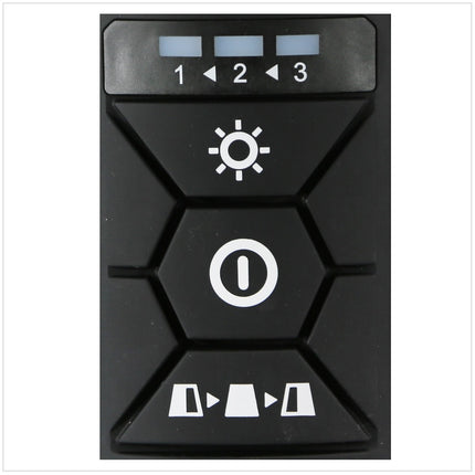 Makita DML 810 PM Akumulatorowy naświetlacz LED 18 / 36 V ( 2 x 18 V ) 5500 lm IP54 + 2x akumulator 4,0 Ah + podwójna ładowarka