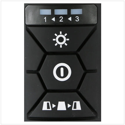 Luz LED de superficie con batería Makita DML 810 RG 18/36 V (2 x 18 V) 5500 lm IP54 + 2 baterías de 6,0 Ah + cargador