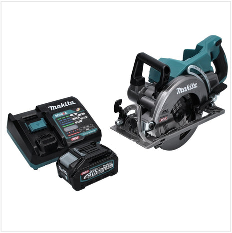 Makita RS001GM1 Scie circulaire sans fil 185mm max. 40V Brushless + 1x Batterie 4,0 Ah + Chargeur