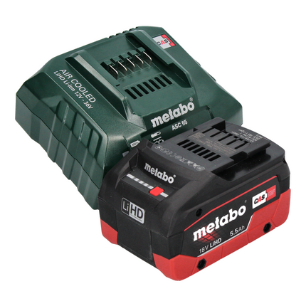 Metabo SB 18 LTX BL I Trapano a percussione a batteria 18 V 130 Nm brushless + 1x batteria ricaricabile 5,5 Ah + caricabatterie + metaBOX