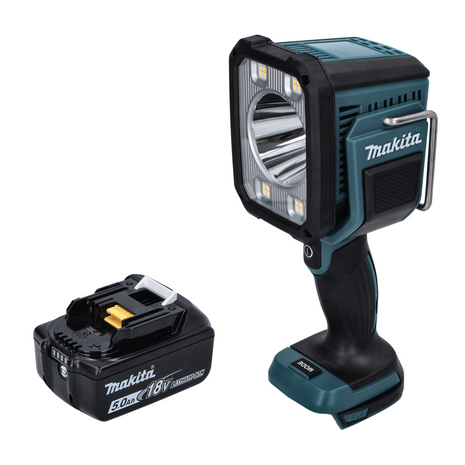 Makita DML 812 T1 Akumulatorowa latarka ręczna LED 18 V 1250 lm + 1x akumulator 5,0 Ah - bez ładowarki