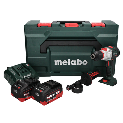 Metabo SB 18 LTX BL I Taladradora de percusión sin cable 18 V 130 Nm sin escobillas + 2x batería 8,0 Ah + cargador + metaBOX