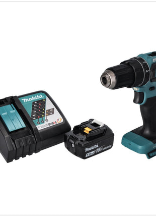 Makita DHP 485 RT1 akumulatorowa wiertarko-wkrętarka udarowa 18 V 50 Nm bezszczotkowa + 1x akumulator 5,0 Ah + ładowarka