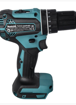 Makita DHP 485 RT1 Perceuse-visseuse à percussion sans fil 18 V 50 Nm Brushless + 1x Batterie 5,0 Ah + Chargeur