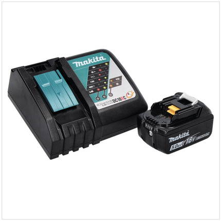 Makita DHP451RT1 Perceuse-visseuse à percussion sans fil 80Nm 18V + 1x Batterie 5,0 Ah + Chargeur