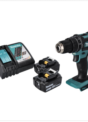 Makita DHP 482 RT Akku Schlagbohrschrauber 18 V 62 Nm + 2x Akku 5,0 Ah + Ladegerät - Toolbrothers