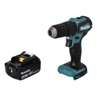 Makita DHP 483 F1 Perceuse-visseuse à percussion sans fil 18 V 40 Nm Brushless + 1x Batterie 3,0 Ah - sans chargeur