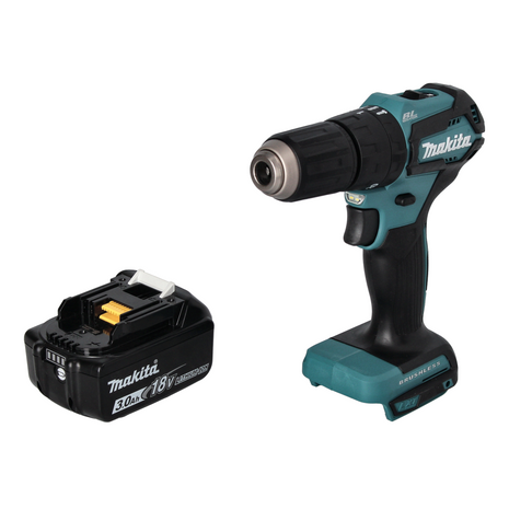 Makita DHP 483 F1 cordless impact drill 18 V 40 Nm brushless + 1x rechargeable battery 3.0 Ah - without charger