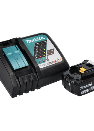 Makita DHP 483 RF1 Perceuse-visseuse à percussion sans fil 18 V 40 Nm Brushless + 1x Batterie 3,0 Ah + Chargeur