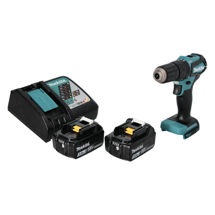 Makita DHP 483 RF cordless impact drill 18 V 40 Nm brushless + 2x rechargeable battery 3.0 Ah + charger