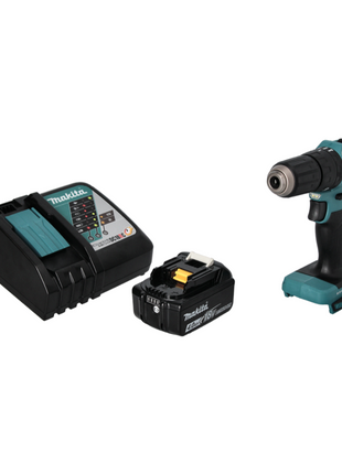 Makita DHP 483 RM1 Perceuse-visseuse à percussion sans fil 18 V 40 Nm Brushless + 1x batterie 4,0 Ah + chargeur