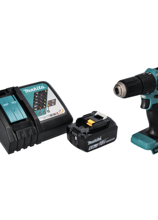 Makita DHP 483 RG1 Perceuse-visseuse à percussion sans fil 18 V 40 Nm Brushless + 1x Batterie 6,0 Ah + Chargeur