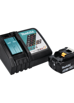 Makita DHP 483 RG1 Perceuse-visseuse à percussion sans fil 18 V 40 Nm Brushless + 1x Batterie 6,0 Ah + Chargeur