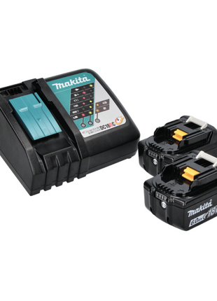 Makita DHP 483 RG Perceuse-visseuse à percussion sans fil 18 V 40 Nm Brushless + 2x Batteries 6,0 Ah + Chargeur