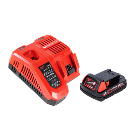 Milwaukee M18 FPD2-201FC TX Percussion Drill 135 Nm 18V Brushless + 1x Battery 2.0 Ah + Charger + TX Case