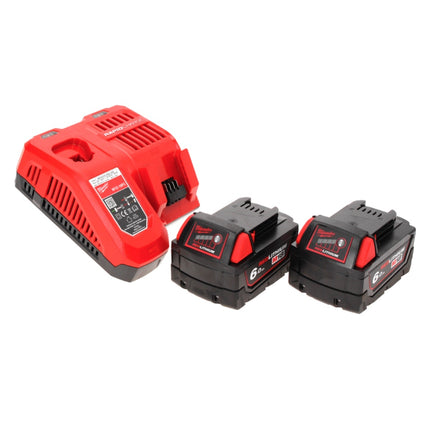 Taladro percutor inalámbrico Milwaukee M18 FPD2-602FC TX 18 V 135 Nm sin escobillas + 2x baterías 6,0 Ah + cargador + metro plegable + estuche TX
