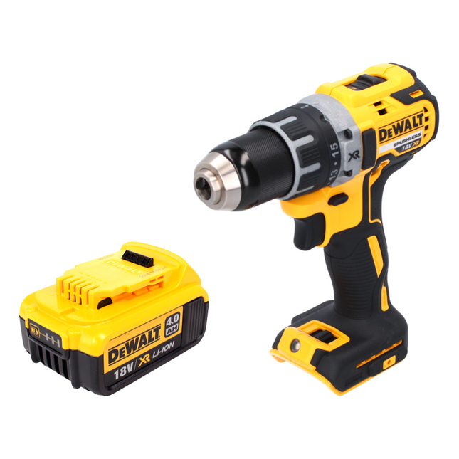 Taladro atornillador a batería DeWalt DCD 791 N 18 V 70 Nm sin escobillas + 1 batería 4,0 Ah - sin cargador