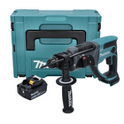 Makita DHR 202 G1J cordless combi hammer 18 V 2.0 J SDS Plus + 1x rechargeable battery 6.0 Ah + Makpac - without charger