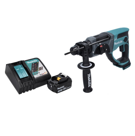 Makita DHR 202 RF1 cordless combi hammer 18 V 2.0 J SDS Plus + 1x rechargeable battery 3.0 Ah + charger