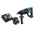 Makita DHR 202 RF cordless combi hammer 18 V 2.0 J SDS Plus + 2x rechargeable battery 3.0 Ah + charger